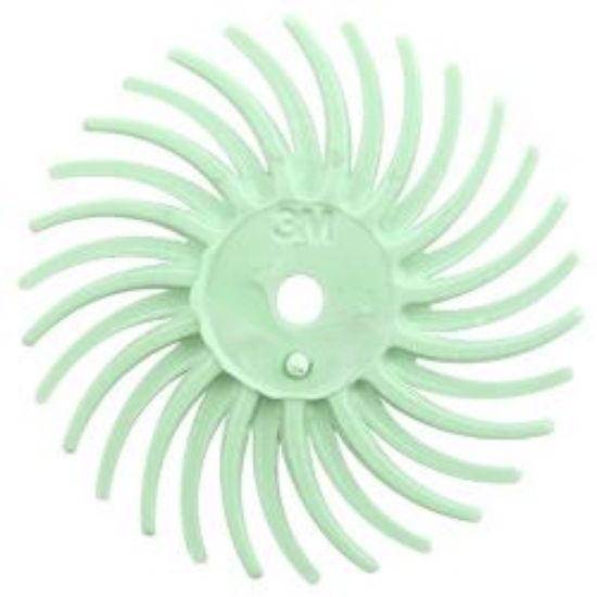 Picture of 3M Radial Bristle Light Green Disc, 1 Micron, 3/4"