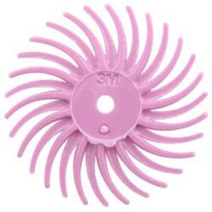 Picture of 3M Radial Bristle Pink Disc, Pumice, 3/4"