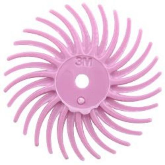 Picture of 3M Radial Bristle Pink Disc, Pumice, 3/4"