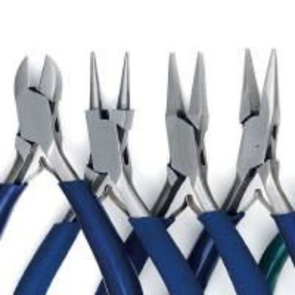 Picture of Box Joint Plier with Spring, Set of 4, 4-3/4" Length