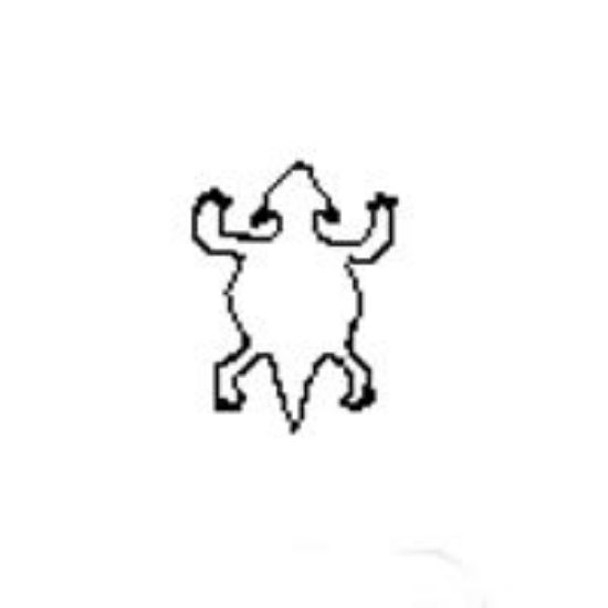 Picture of 1/4" Stamp #5 Horny Toad