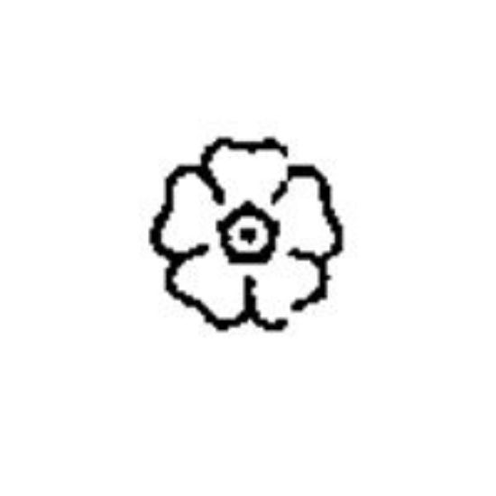 Picture of 1/4" Stamp #M39 Daisy