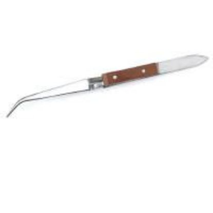 Picture of Tweezer, Fibre Curved Point Self-Closing