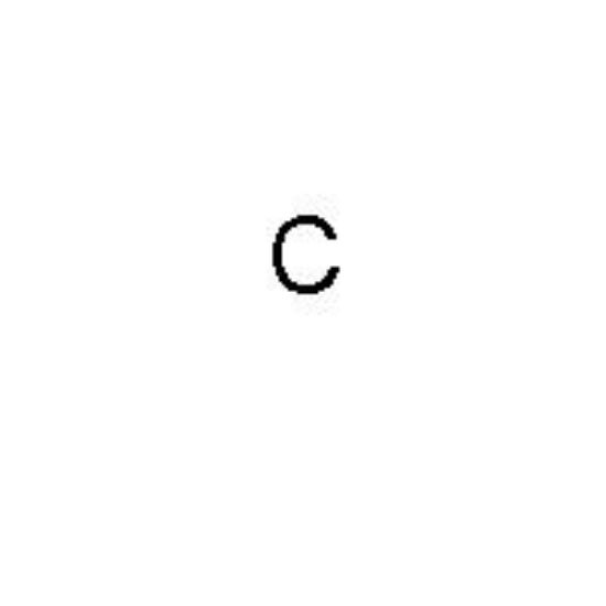 Picture of Block Letter "C" Stamp 1/16 Inch