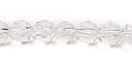 Picture of Crystal Czech Style Bead 6mm 16" Strand