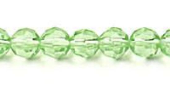 Picture of Light Green Czech Style Bead 6mm 16" Strand
