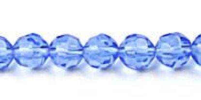 Picture of Dark Blue Czech Style Bead 6mm 16" Strand