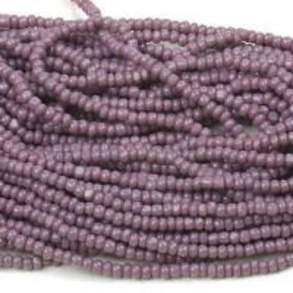 Picture of Size 13 Cut Czech Seed Beads, Purple (#280), Sold by the Hank