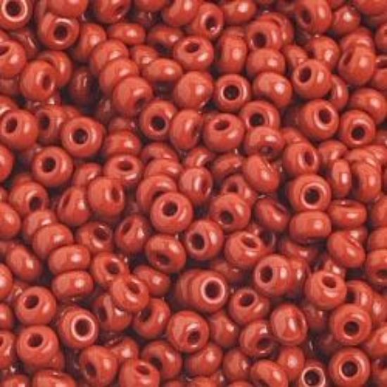 Picture of Size 10 Czech Seed Beads, Opaque Light Brown, Approximately 25 Grams