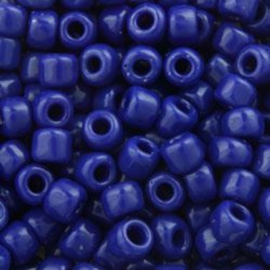 Picture of Opaque Cobalt Seed Bead #414 / Size 6<br />Approximately 25 Grams