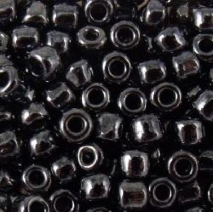 Picture of Metallic Hematite Seed Beads Color 451 Size 6<br />Approximately 25 Grams