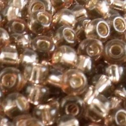 Picture of Size 11 Japanese Seed Beads, Silverlined Copper Taupe (#45), Approximately 25 Grams