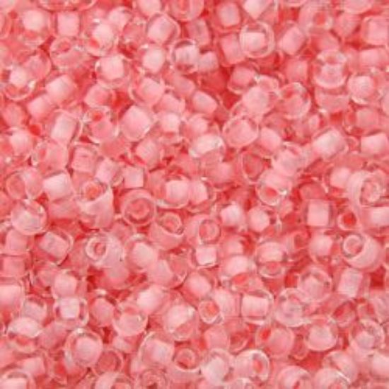 Picture of Size 11 Japanese Seed Beads, Crystal Peach (#204), Approximately 25 Grams