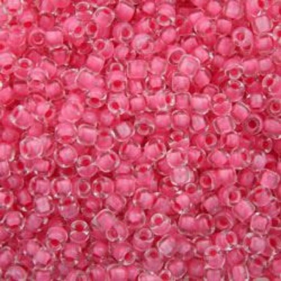 Picture of Size 11 Japanese Seed Beads, Hot PInk (#208), Approximately 25 Grams