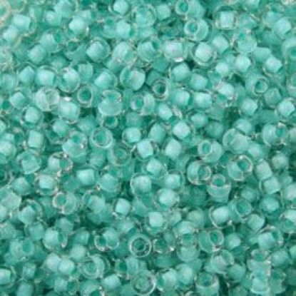Picture of Crystal Light Turquoise Seed Beads #219A / Size #11<br />Approximately 25 Grams