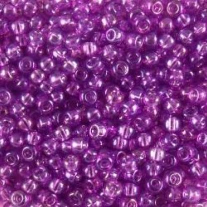 Picture of Size 11 Japanese Seed Beads, Aurora Borealis Lined Red Violet (#293), Approximately 25 Grams