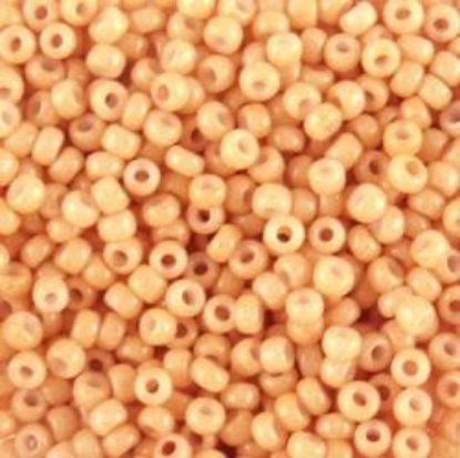 Picture of Opaque Salmon Seed Bead #403B / Size #11<br />Approximately 25 Grams