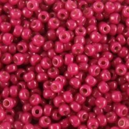 Picture of Opaque Pomegranate Seed Bead #408B / Size 11<br />Approximately 25 Grams