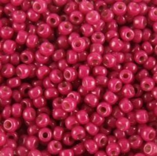 Picture of Opaque Pomegranate Seed Bead #408B / Size 11<br />Approximately 25 Grams