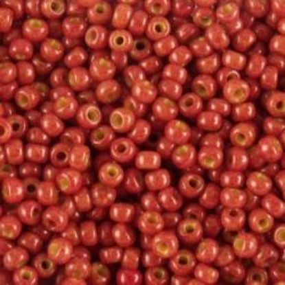 Picture of Opaque Brick Seed Bead #409E / Size 11<br />Approximately 25 Grams