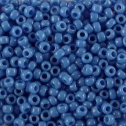 Picture of Opaque Sioux Blue Seed Bead #412E / Size 11<br />Approximately 25 Grams