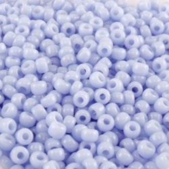 Picture of Opaque Powder Blue Seed Bead #413C / Size 11<br />Approximately 25 Grams
