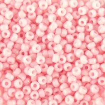 Picture of Opaque Light Pink Seed Bead #415D / Size #11<br />Approximately 25 Grams