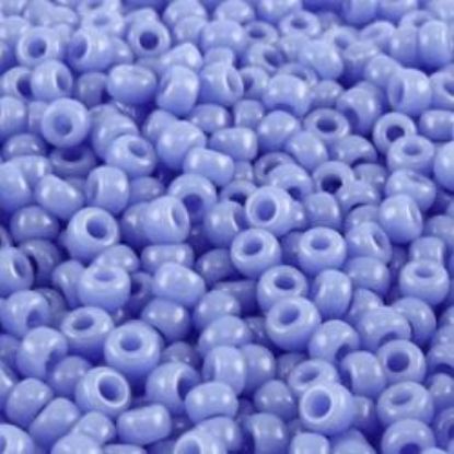 Picture of Opaque Medium Sapphire Seed Bead #417A / Size 11<br />Approximately 25 Grams