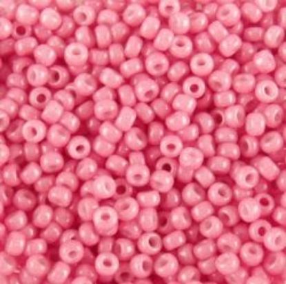Picture of Opaque Dusty Rose Seed Bead #418 / Size #11<br />Approximately 25 Grams