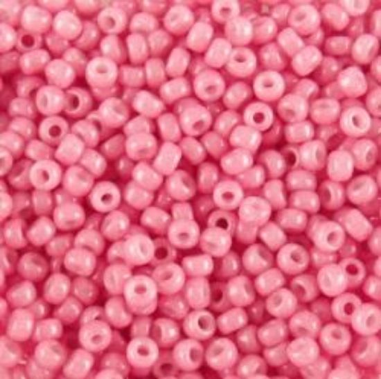 Picture of Opaque Dusty Rose Seed Bead #418 / Size #11<br />Approximately 25 Grams