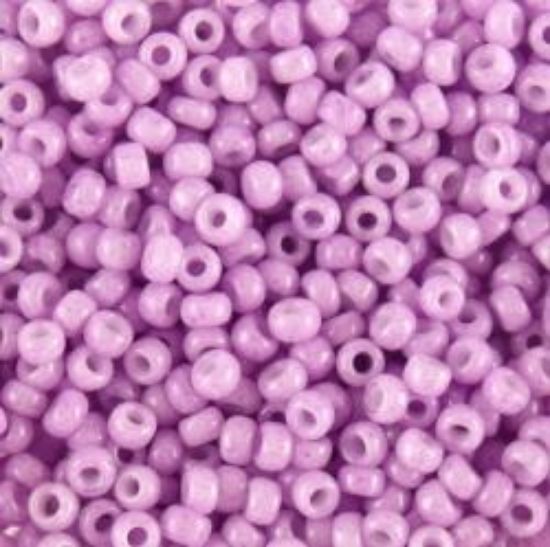Picture of Opaque Light Purple Seed Bead #419 / Size 11<br />Approximately 25 Grams