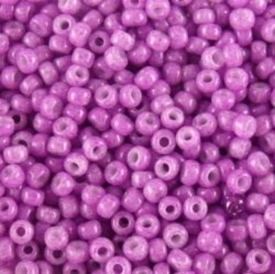 Picture of Opaque Lavender Magenta Seed Bead #419D / Size 11<br />Approximately 25 Grams
