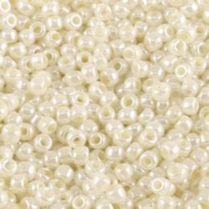 Picture of Opaque Lustre Mother of Pearl Seed Bead #421B / Size 11<br />Approximately 25 Grams