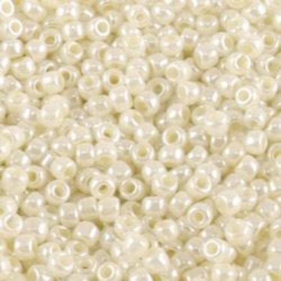 Picture of Opaque Lustre Mother of Pearl Seed Bead #421B / Size 11<br />Approximately 25 Grams