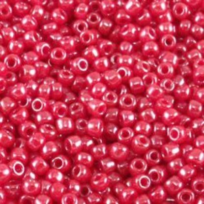 Picture of Opaque Lustre Red Seed Bead #426 / Size 11<br />Approximately 25 Grams