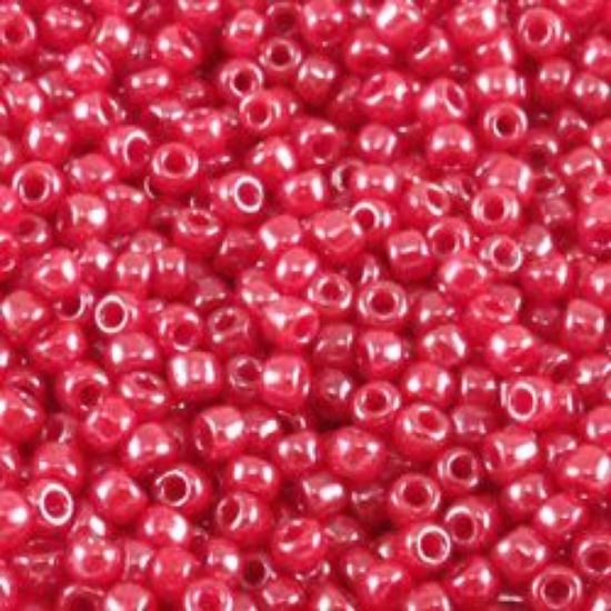 Picture of Opaque Lustre Red Seed Bead #426 / Size 11<br />Approximately 25 Grams