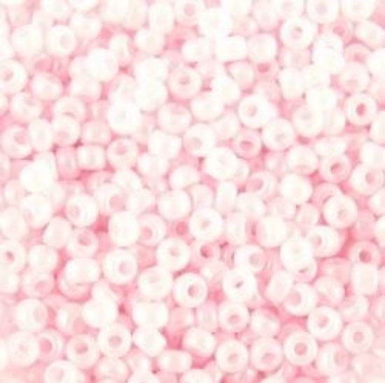 Picture of Opaque Lustre Cotton Candy Seed Bead #428 / Size 11<br />Approximately 25 Grams