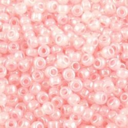 Picture of Size 11 Japanese Seed Beads, Ceylon Pink (#518A), Approximately 25 Grams