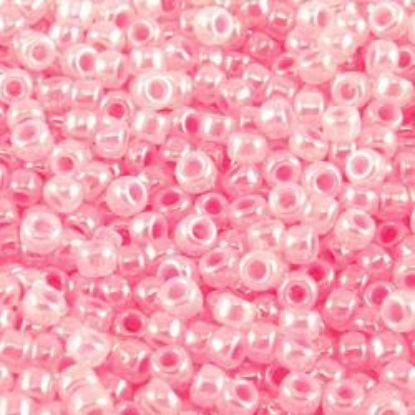 Picture of Size 11 Seed Bead, Ceylon Bright Pink (#518B), Approximately 25 Grams