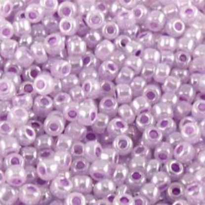 Picture of Size 11 Japanese Seed Beads, Ceylon Purple Pearl (#534A), Approximately 25 Grams
