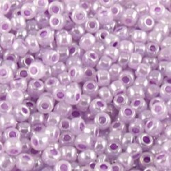 Picture of Size 11 Japanese Seed Beads, Ceylon Purple Pearl (#534A), Approximately 25 Grams