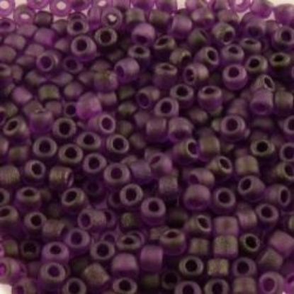 Picture of Purple Matte Seed Bead #F153G / Size 11<br />Approximately 25 Grams