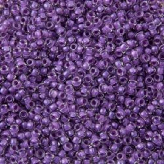 Picture of Size 15 Seed Bead, Crystal Violet #222A, Approximately 25 Grams