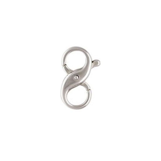 Picture of Sterling Silver Double Infinity Clasp, 10x15mm