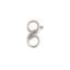 Picture of Sterling Silver Double Infinity Clasp, 10x15mm