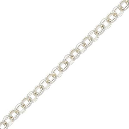 Picture of Sterling Silver Adjustable Rolo Chain 22 Inch x 1.6mm