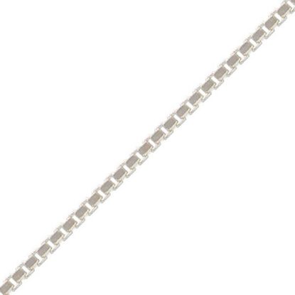 Picture of Sterling Silver Adjustable Box Chain 22 Inch x 0.85mm