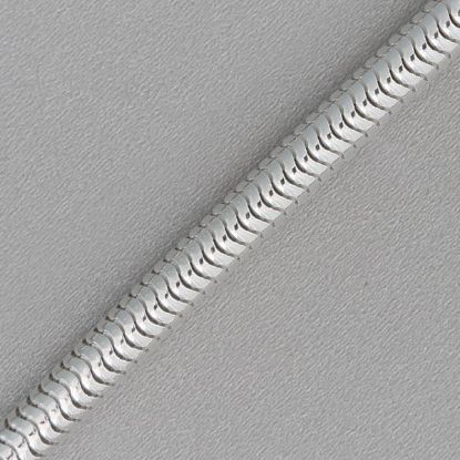 Picture of Sterling Silver Snake Round Chain 16 Inch x 5mm