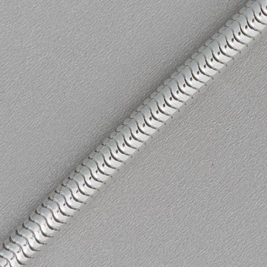 Picture of Sterling Silver Snake Round Chain 30 Inch x 5mm