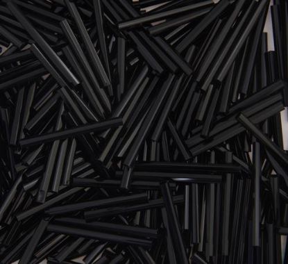 Picture of Black Bugle Beads 25mm<br />Approximately 50 Grams